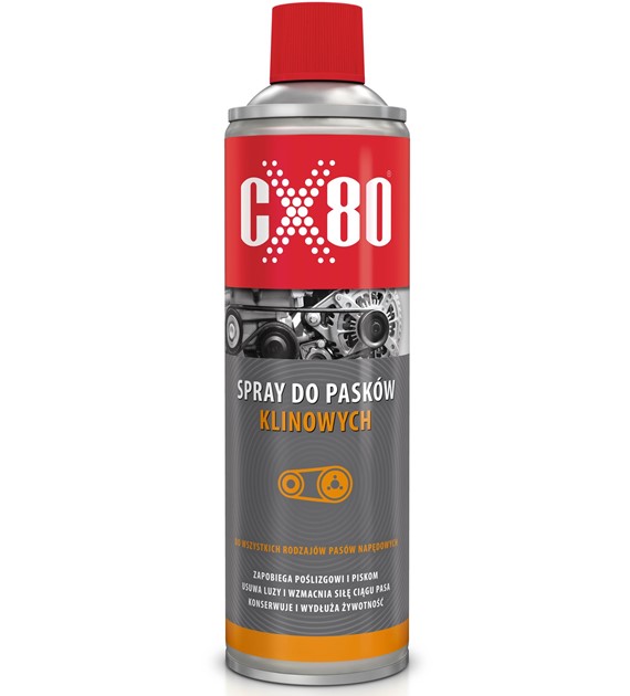 Spray do pasków klinowych CX80 500 ml